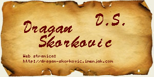 Dragan Skorković vizit kartica